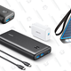 Anker PowerCore Solar 10,000mAh Power Bank | $30 | Amazon
Anker PowerCore 10,000mAh Compact Power Bank | $32 | Amazon
Anker Combo 65W Wall Charger and Power Bank | $110 | Amazon